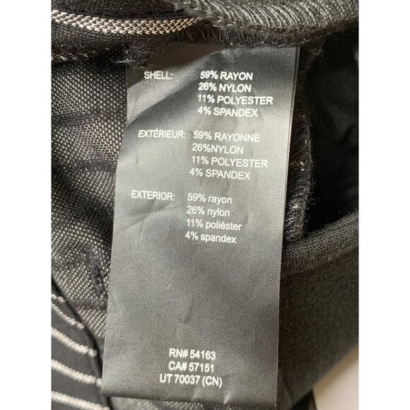 Mens Karl Lagerfeld Black Pinstripe Dress Utility Pants Size 38 NWT RZ10403 $350 - Picture 7 of 16